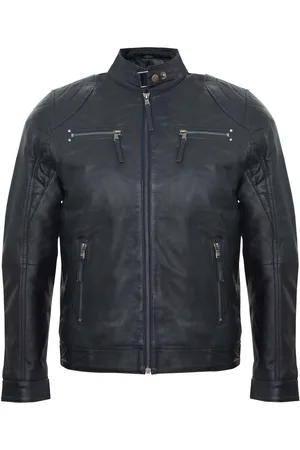 Infinity Leren biker racejack met rits