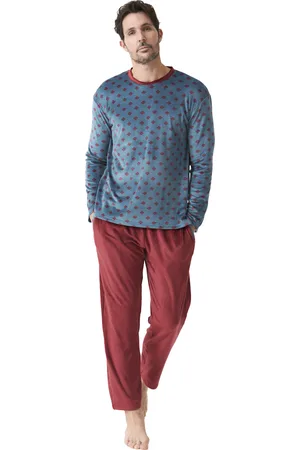 J And J Brothers Herenpyjama met lange mouwen JJBDP5401