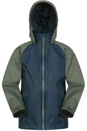 Mountain Warehouse Torrent II Waterdichte Jas voor kinderen/Kinderen (Donkere Khaki)