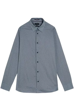 Ted Baker Faenza Heren Geometrisch Overhemd