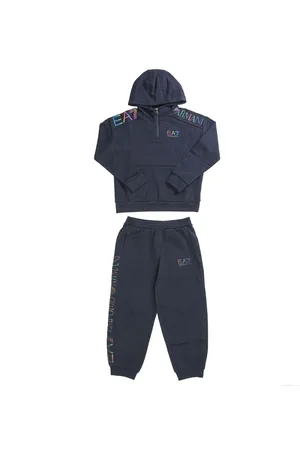 EA7 Emporio Armani Logo Serie Trainingspak voor jongens in
