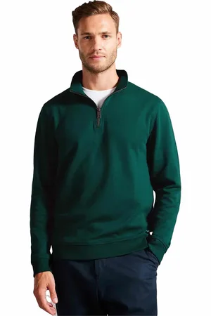 Ted Baker | Heren Sweatshirt met Halve Rits en Funnel Neck - Antram