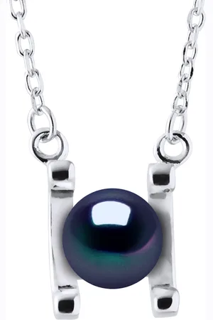Diadema SYMBOL zoetwater parel 7-8mm Black 925