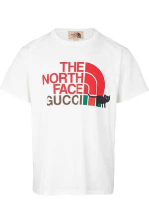 Gucci X The North Face Design T-shirt met normale pasvorm