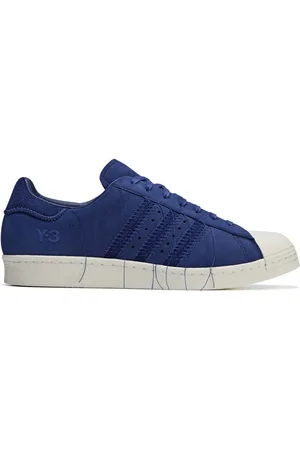 Y-3 Heren Superstar Sportschoenen in Blauw-Wit