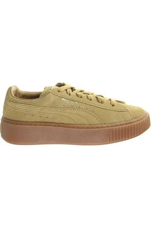 PUMA Pums Suede Platform SD PS Kinderen Gouden Trainers