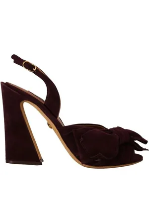 Dolce & Gabbana Donkere Sandalen Met Enkelbandje