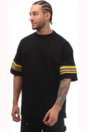AMBUSH Heren Rib T-shirt in Zwart-Wit