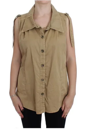 Plein Sud Katoenen Mouwloos Shirt