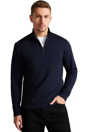 Ted Baker | Heren Sweatshirt met Halve Rits en Funnel Neck - Antram