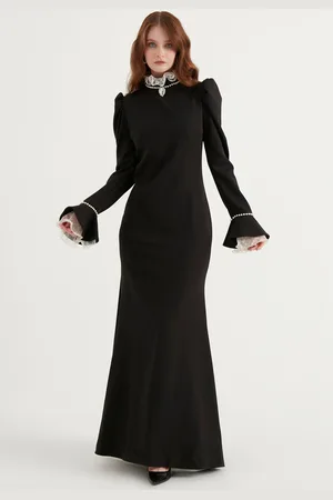 HERITA Tule avondjurk maxi-jurk