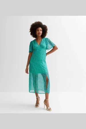 Gini London Midi-jurk van chiffon met dierenprint