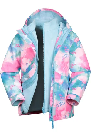 Mountain Warehouse Kinder/Kids Aries Watercolour 3 in 1 Waterdichte Jas