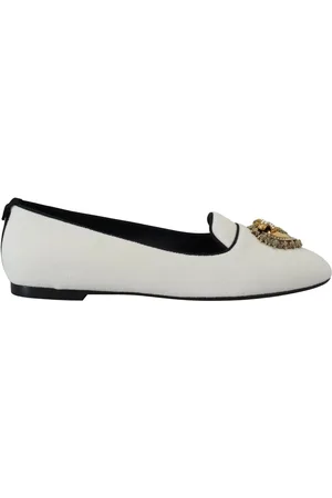 Dolce & Gabbana Fluwelen Slip Ons Loafers Flats Schoenen