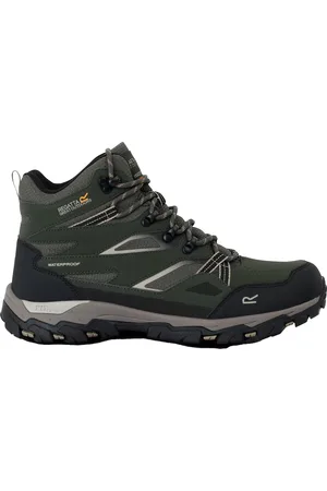 Regatta Heren Holcombe III Wandelschoenen (Donker Khaki/Goud Zand)