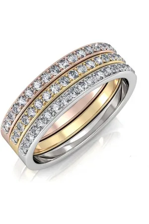 Myc-Paris Trinitycolore Ring - Oostenrijks Kristal