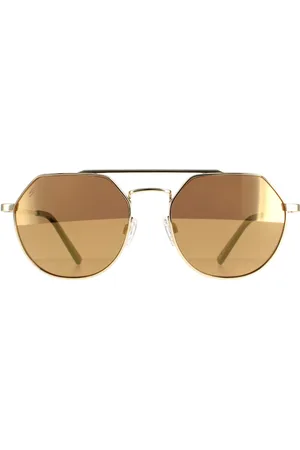 Serengeti Aviator unisex Shiny Light Gold Saturn -stuurprogramma