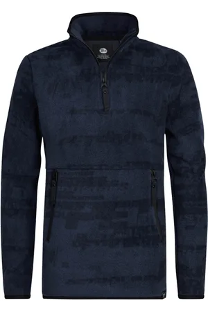 Petrol Industries Jongens All-over Print Sweater Decatur - Blauw