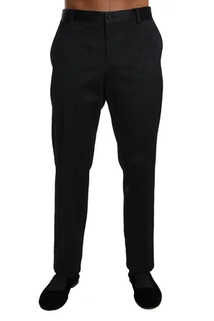 Dolce & Gabbana Formele Broek Met Bloemenpatroon
