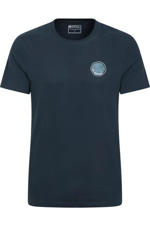 Mountain Warehouse Heren St Andrews Boomring Biologisch T-shirt (Donkerblauw)