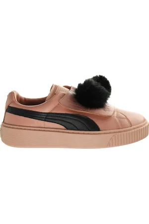 PUMA Basket Platform PomPom Damestrainers