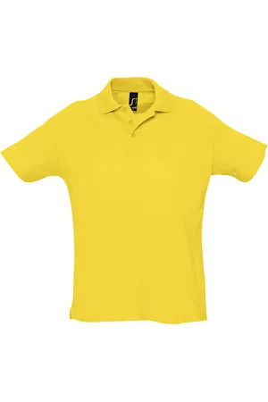 Sols Heren Zomer II Pique Poloshirt met korte mouwen (Goud)
