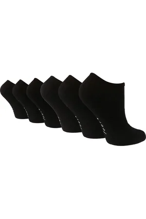 Wild Feet Dames 6 Paar Bamboe Trainer Sokken | Laag Uitgesneden Sport Sokken