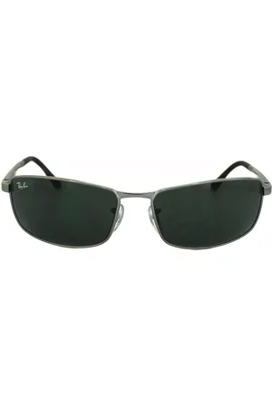 Ray-Ban Rayban Zonnebril 3498 004/71 Gunmetal Groen 61mm