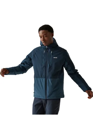 Regatta Heren Highton III Stretch Gewatteerde Jas (Marine/maanlicht denim)