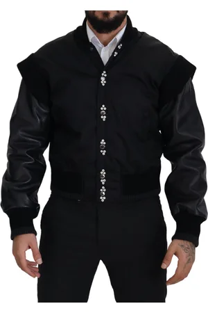 Dolce & Gabbana Verfraaid nylon bomberjack