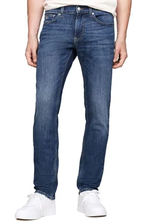 Tommy Hilfiger Heren Scanton Faded Slim-Fit Jeans in Denim