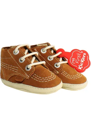 Kickers Hi Crib Bruine Kinderschoenen