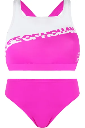 Speedo Bedrukt House Of Holland Wit Dames Tweedelig Zwempak 8 121933087