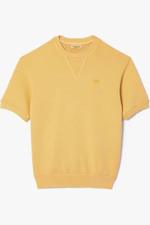 Lacoste Dames Natural Dyed Fleece T-shirt in