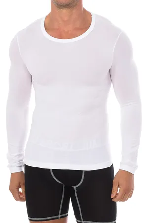 Intimidea Girocollo ondershirt met lange mouwen en ronde hals 200079 man