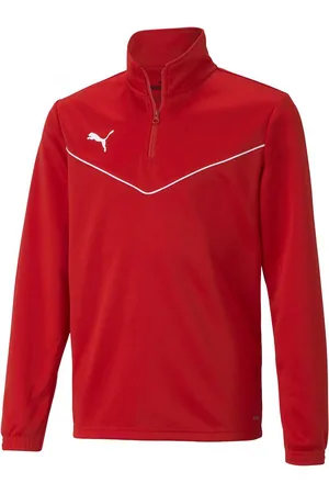 PUMA Teamrise Sweatshirt 1/4 Zip Top Jr