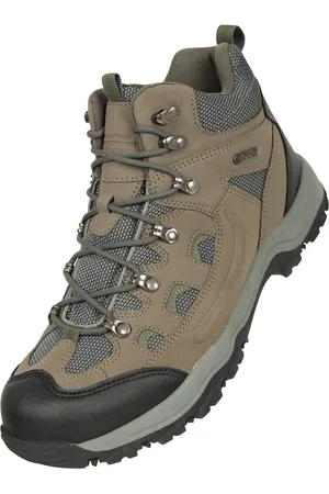 Mountain Warehouse Heren Adventurer Waterdichte Wandelschoenen (Khaki)