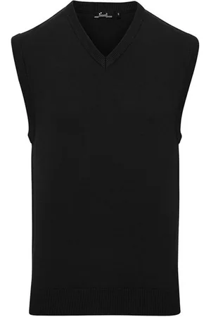 Premier Heren gebreid mouwloos sweatvest