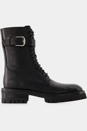 ANN DEMEULEMEESTER Cisse Combat Boots - - Leer