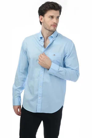 GANT Heren Regular Poplin A.Shield overhemd in
