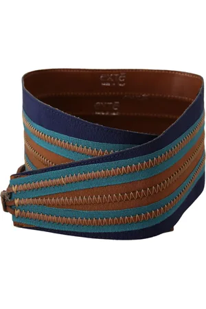 Exte Lederen Brede Tailleband Riem Met Striksluiting