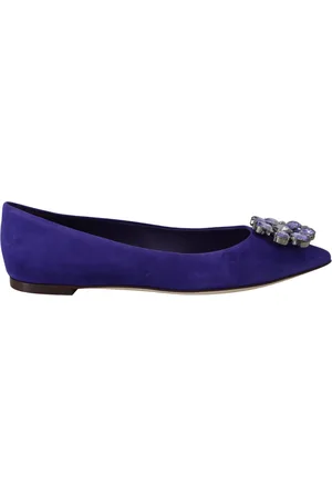 Dolce & Gabbana Verfraaide Suede Loafers