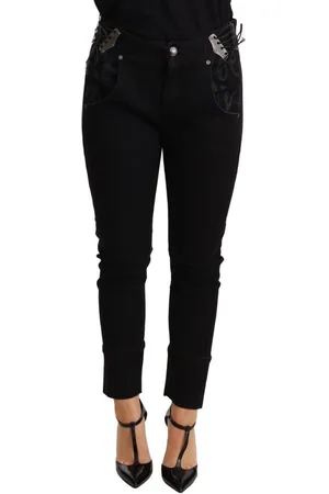 ERMANNO SCERVINO Skinny Broek Met Lage Taille