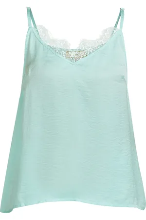 myMo Kanten topje Dames aqua