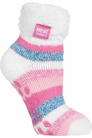 Heat Holders Dames Non Slip Thermische Enkel Slipper Bed Sokken - HHL01