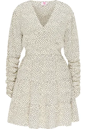 myMo Zomerjurk Dames wit zwart