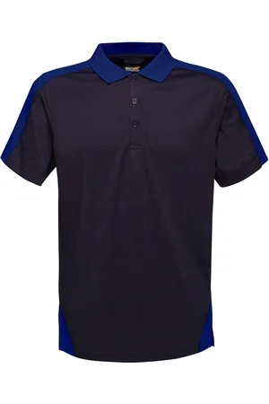 Regatta Herencontrast Coolweave Polo Shirt (Marine/Nieuw Koninklijk)