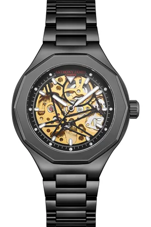 Anthony Met de hand gemonteerd, limited edition Sports Skeleton Black-horloge van - garantietermijn van 5 jaar