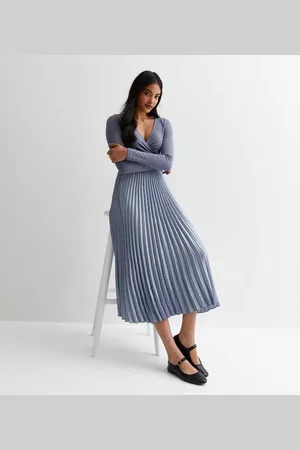 Gini London Geplooide midi-rok
