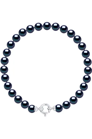 Diadema Armband Gekweekte Parels Zoetwater 6-7mm Sluiting Black Luxury White Gold